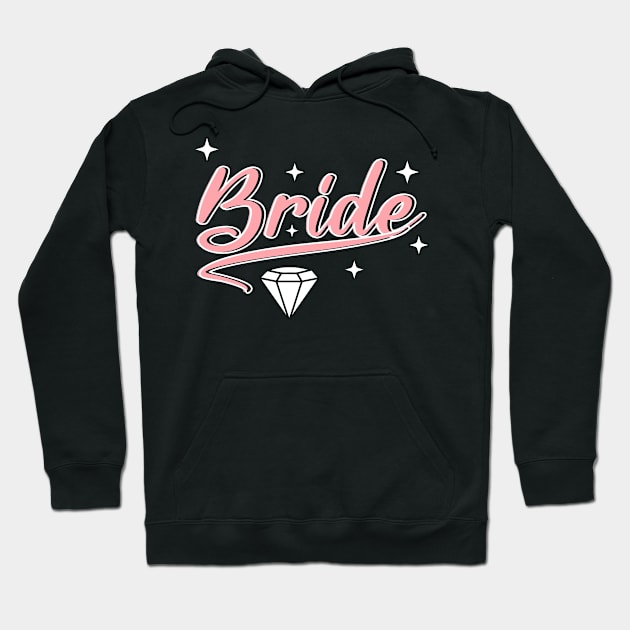 Bride Squad Happy Wedding Gift For Girls Women Hoodie by tearbytea